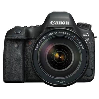 佳能（Canon）EOS 6D Mark II 单反相机  6D2全画幅 专业单反相机 L级24-105标准镜头套装（约2620万像素/4K延时视频短片）畅拍套装