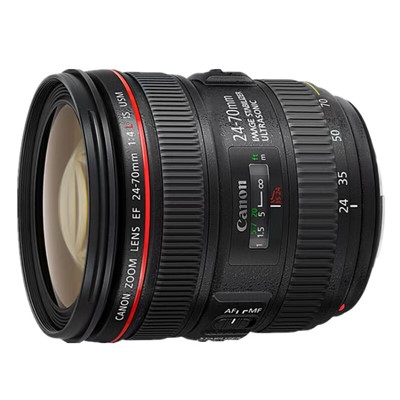 佳能(CANON) EF 24-105mm f/4L 镜头 标准变焦单反红圈镜头 EF24-70F4