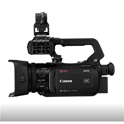 佳能（Canon）XA70通用摄像机 专业高清4K数码手持式摄录一体机 家用会议直播摄影4K高清摄像机 佳能XA70摄像机 官方标配【128内存卡套餐】